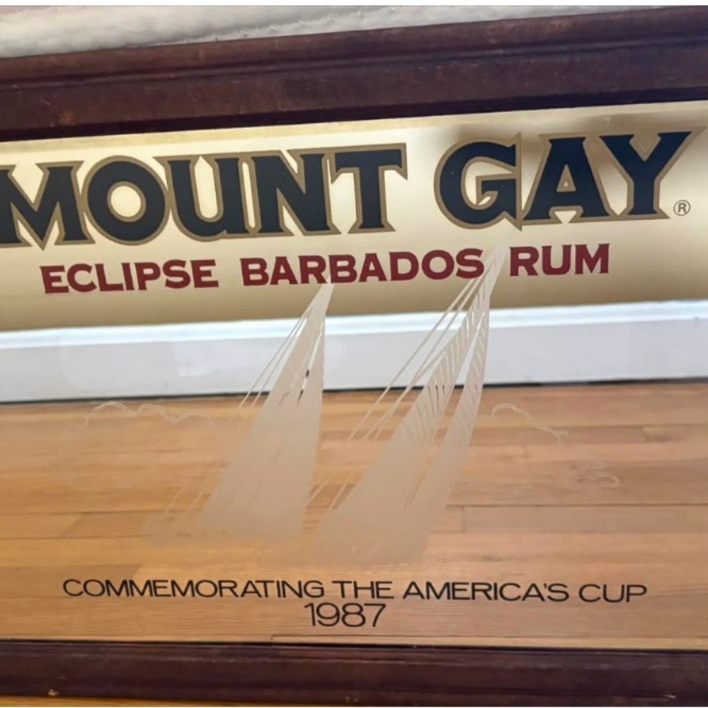Mount Gay Run Americas Cup 1987 mirror